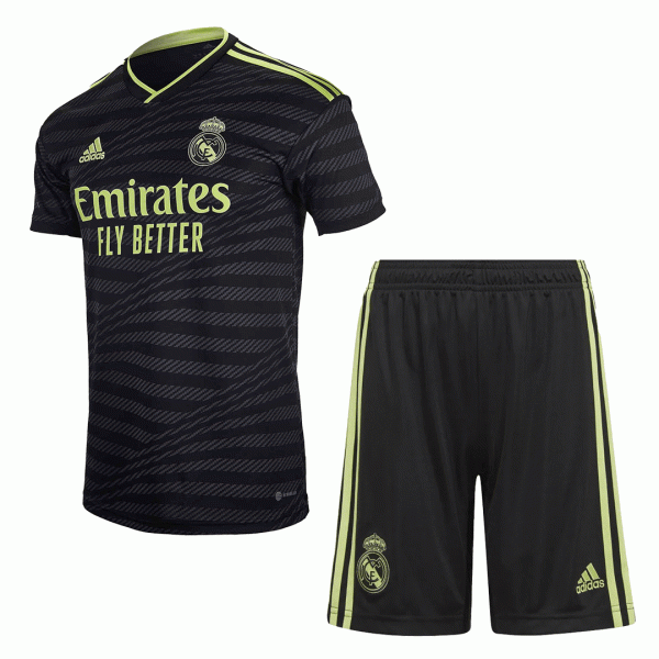 Real Madrid Soccer Jersey Third Away Kit(Jersey+Shorts) Replica 2022/23